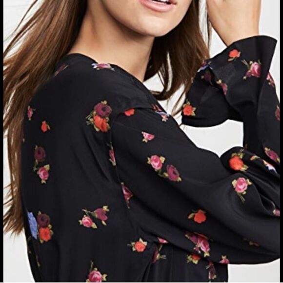 Jason Wu Silk Long Sleeve Mini Dress 4 - Picture 3 of 10